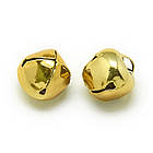 Підвіски Шарми Колокільчики, Залізо, Колір: Золото та Срібло, 8 мм, 2 кольори по 25 шт., 50 шт./паковання, фото 5