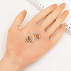 Застібка Кільце Пружинне, Неіржавка сталь, 12.5х4мм, Отвір 2.5 мм, 2 шт, фото 2