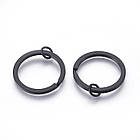 Набір Кільце Замочок, Залізо, для Брелоків і Ключів, Фарбовані, Колір: Мікс, Розмір: 30х2мм, (12 шт.), 1 набор, фото 3