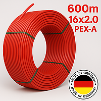 Труба теплої підлоги LEMBERG 16*2.0 PEX-A RED 600m із кисневим бар'єром (Germany)