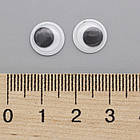 Око Живі для Скрапбукінгу та іграшок, Круглі, Колір: Чорний, Діаметр 10 мм, 100 шт, фото 2