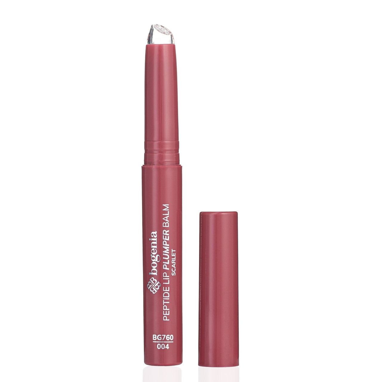 BG760 Помада для губ Peptide Lip Plumper Balm Bogenia, 004 Scarlet, фото 1