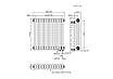Трубчатий радіатор горизонтальний Column 3 575 × 560 мм №88, 12 секцій Warm Well (7–9 м²), фото 9