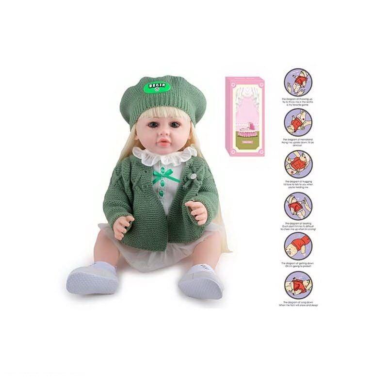 Лялька AFD 8866-56 S (12) висота: 52 см, функціональна, гумова, звуки, прошите волосся, аксесуари, в коробці