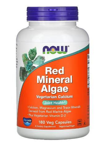 Мінеральний комплекс Now Foods Red mineral algae 180 капсул, фото 1