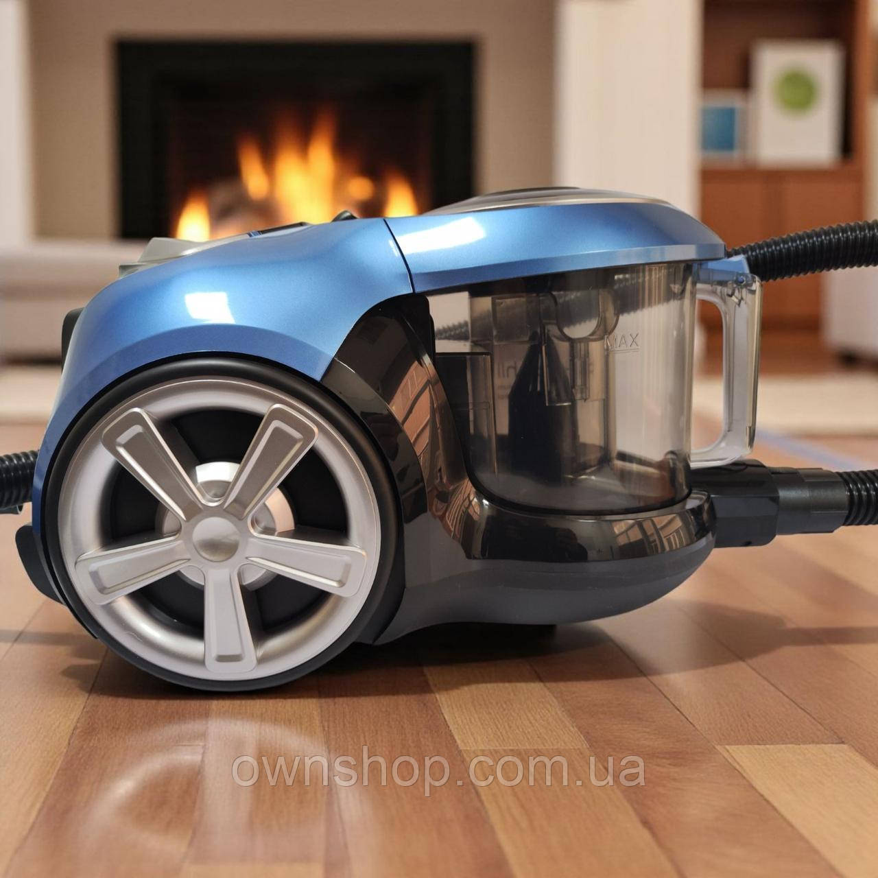 Вакуумний пилосос Henschll XN 19-90 (3500Вт, 4л), телескопічна трубка, керування на ручці, 3 насадки, фото 1