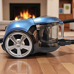 Вакуумний пилосос Henschll XN 19-90 (3500Вт, 4л), телескопічна трубка, керування на ручці, 3 насадки