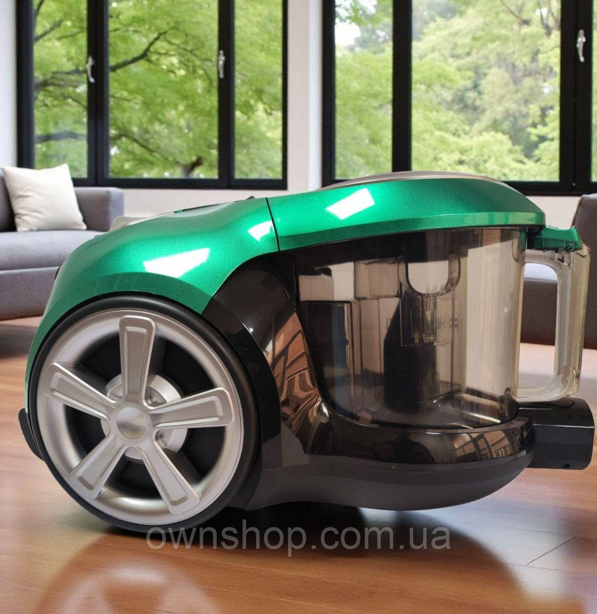 Вакуумний пилосос Henschll XN 19-90 (3500Вт, 4л), телескопічна трубка, керування на ручці, 3 насадки, фото 1