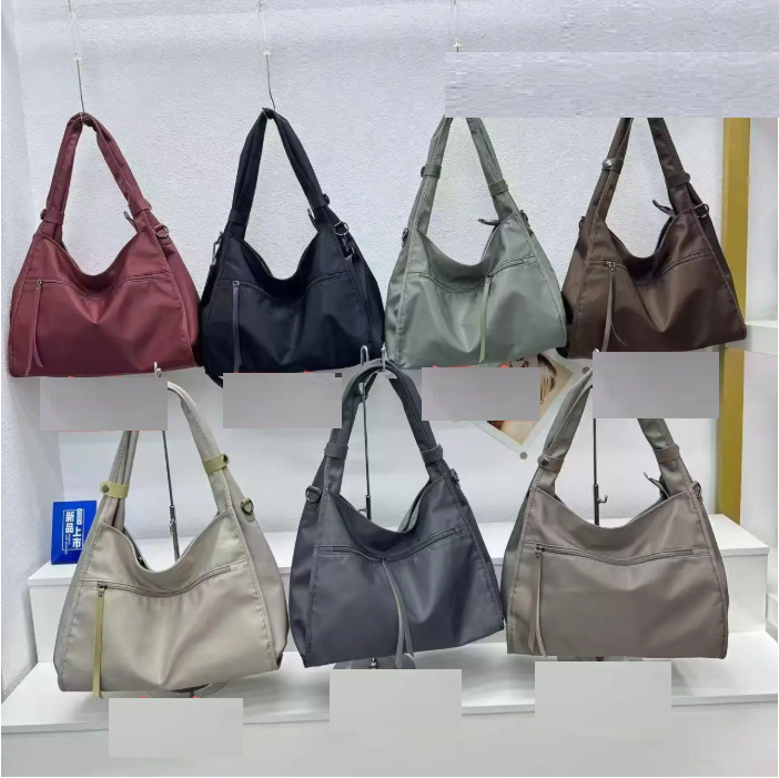 Сумка жіноча тканинна 39,5*31 см на блискавці з кишенею в різних кольорах Zhenya, фото 1