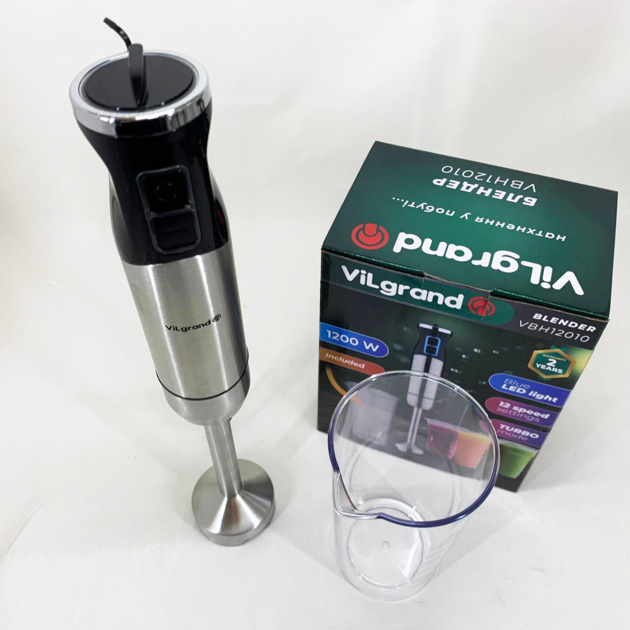 Блендер занурювальний електричний, Занурювальний блендер для подрібнення продуктів вдома QR-54, фото 1