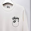 Світшот Stussy білий м’який якісний осінь-весна, фото 4