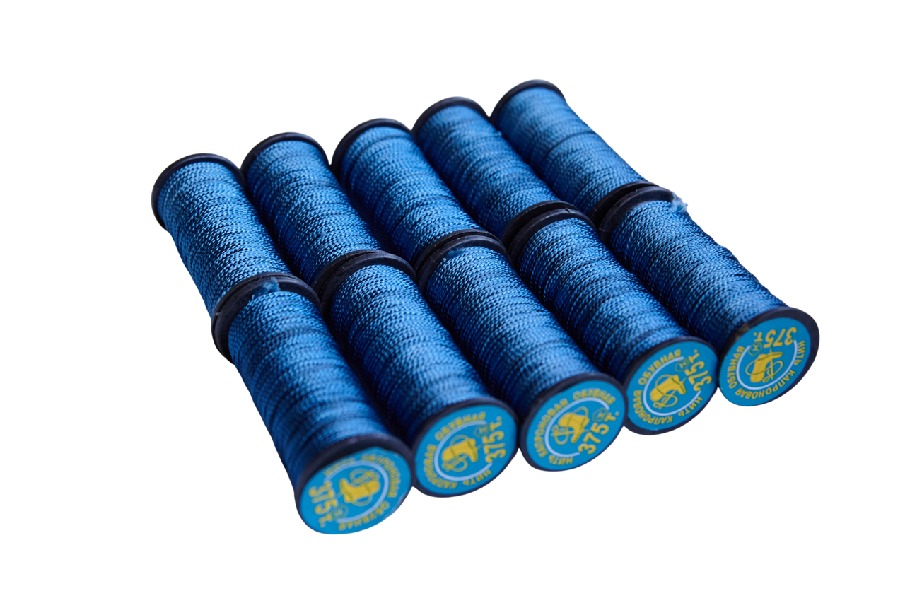 Нитка капронова 0,75 мм, 18 метрів, синя