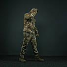 Тактичний демісезонний костюм Softshell Мультикам, фото 5