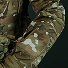 Тактичний демісезонний костюм Softshell Мультикам, фото 9