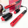 Професійний фен-гребінець з іонізацією VGR, Фен для укладки зачіски, Фен-гребінець для сушіння OQ-84, фото 7