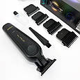 Професійний тример з насадками VGR V-995, Тример для стрижки волосся потужний, Машинка для підстригання WH-46, фото 6