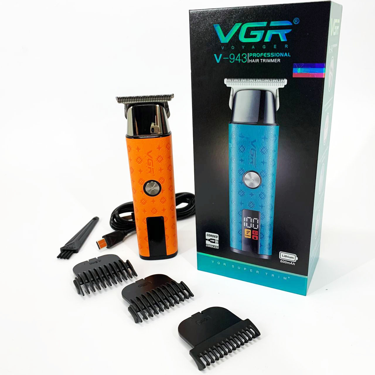 Тример для складної стрижки волосся VGR, Машинка для точної стрижки бороди і волосся RM-18, фото 1