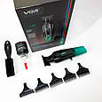 Чоловічий набір для стрижки волосся бездротовий VGR, Тример для волосся портативний ZD-31, фото 4