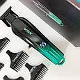 Чоловічий набір для стрижки волосся бездротовий VGR, Тример для волосся портативний ZD-31, фото 5