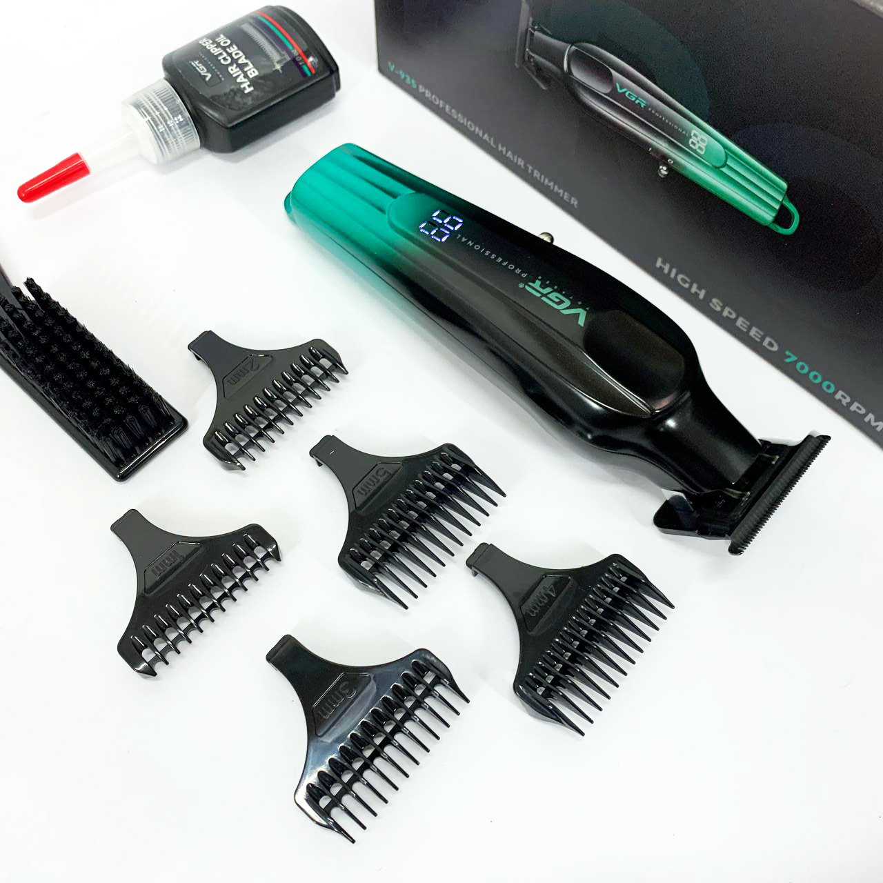 Чоловічий набір для стрижки волосся бездротовий VGR, Тример для волосся портативний ZD-31, фото 1