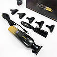 Професійна машинка для стрижки волосся з насадками VGR V-935, Акумуляторна машинка для стрижки JR-86, фото 4