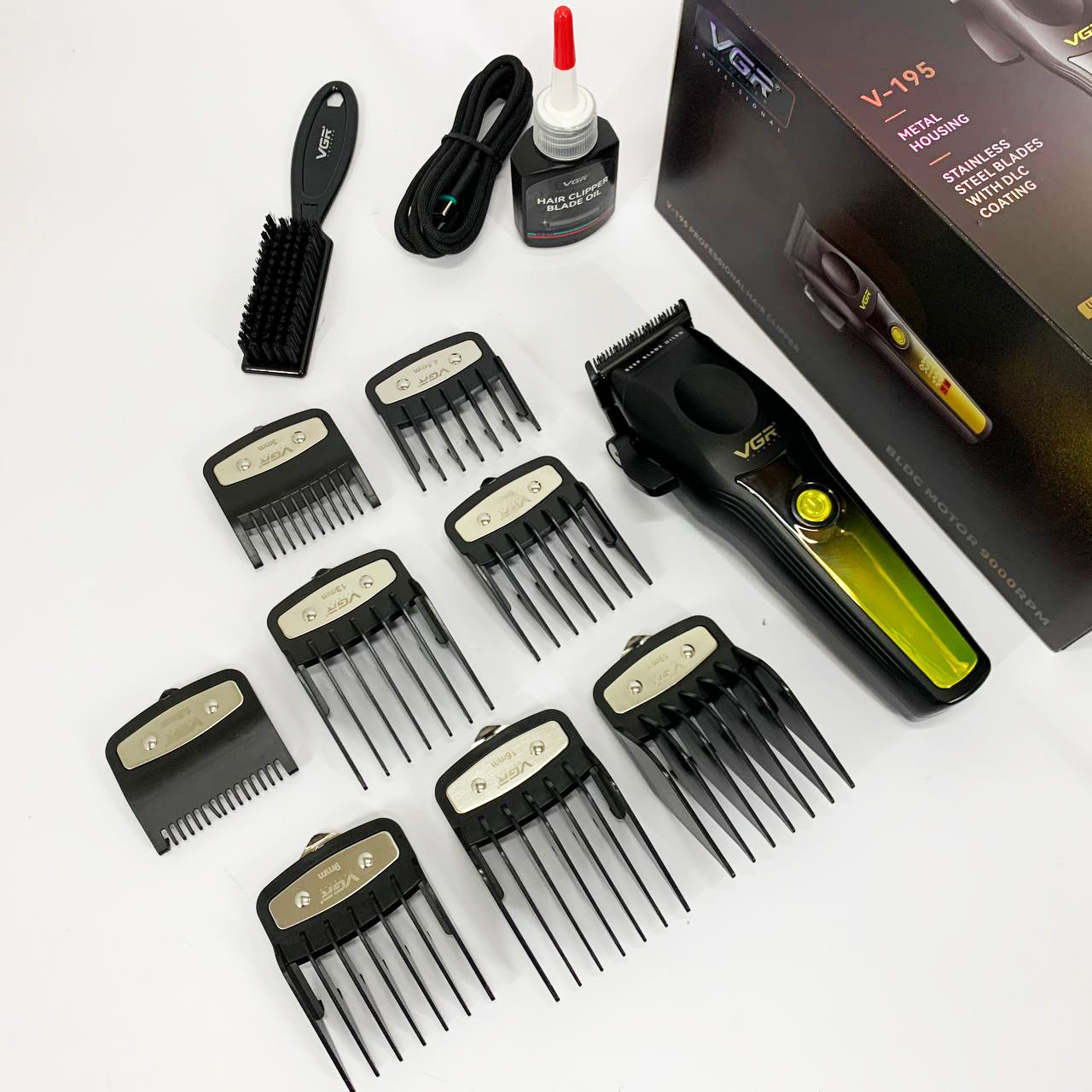 Машинка для стрижки окантовки VGR V-195, Машинка для стрижки волосся з регульованою насадкою SL-87, фото 1