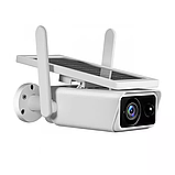 Бездротова вулична камера відеоспостереження з сонячною панеллю WIFI Solar ABQ-Q1 Full HD, фото 2