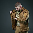 Тактична куртка Twill GEN I | Койот | Літня військова куртка без підкладки, фото 7