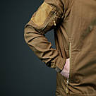 Тактична куртка Twill GEN I | Койот | Літня військова куртка без підкладки, фото 9