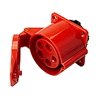 Розетка трифазна силова промислова вбудована із заземленням 3Р+N+Е (220V-415V, 16A, ABS пластик)