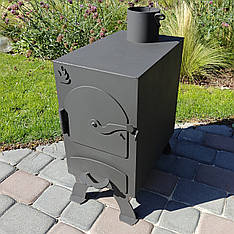 Маленька Буржуйка "Трійка", додому, на дачу, в гараж, сталь 3 мм (дров'яна піч)