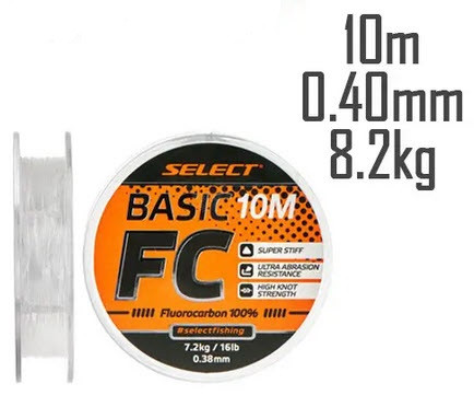 Флюорокарбон Select Basic FC 10m 0.40 mm 18 lb/8.2kg (р177-3), фото 1