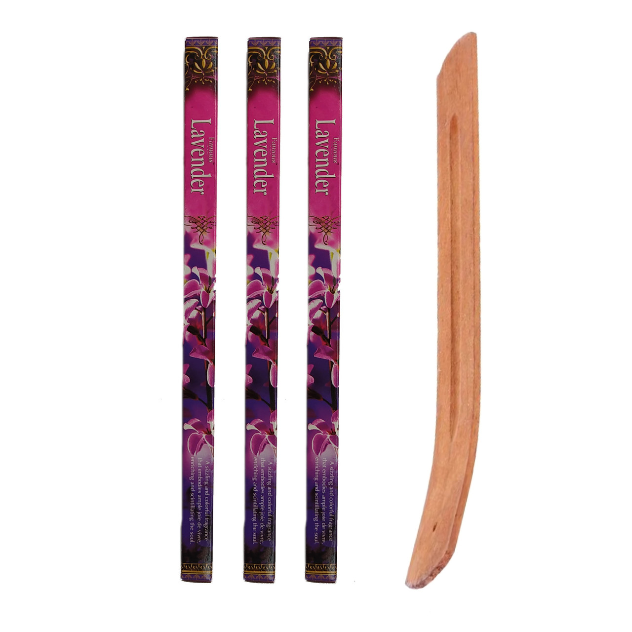 Ароматичні палички від комарів і комах (3 упаковки, 24 шт + підставка)