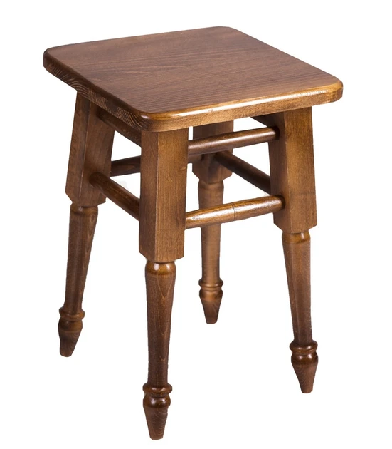 Табурет обідній  НОГА ТОЧЕНА  Мікс меблі, колір темний горіх