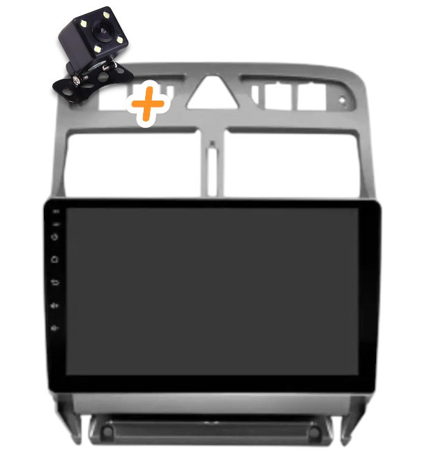 Магнітола Peugeot 307 307CC 307SW 2004-2013 на Android. Екран 9 дюймів, фото 1