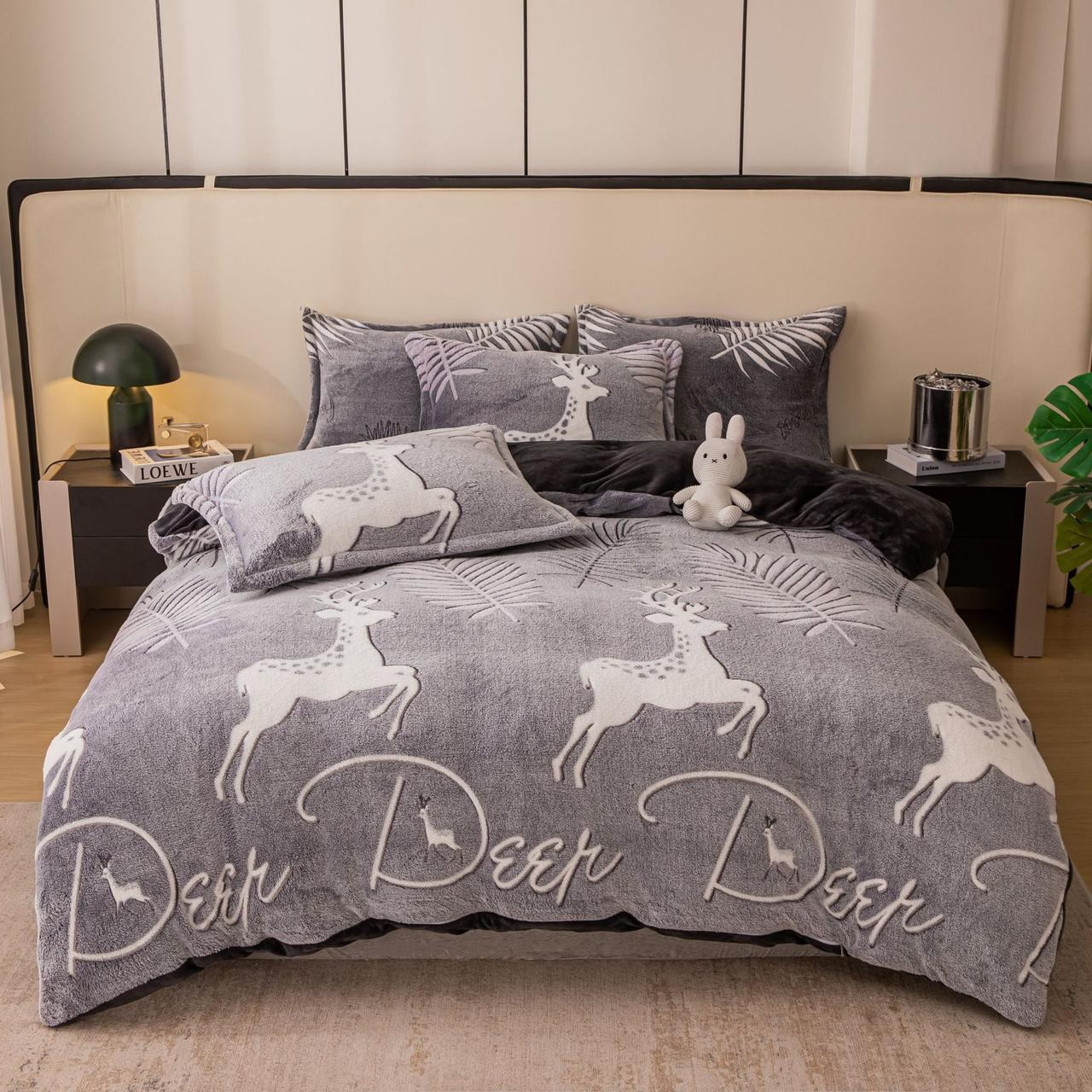 Тепла велюрова постіль для дітей JoJo - полуторний розмір