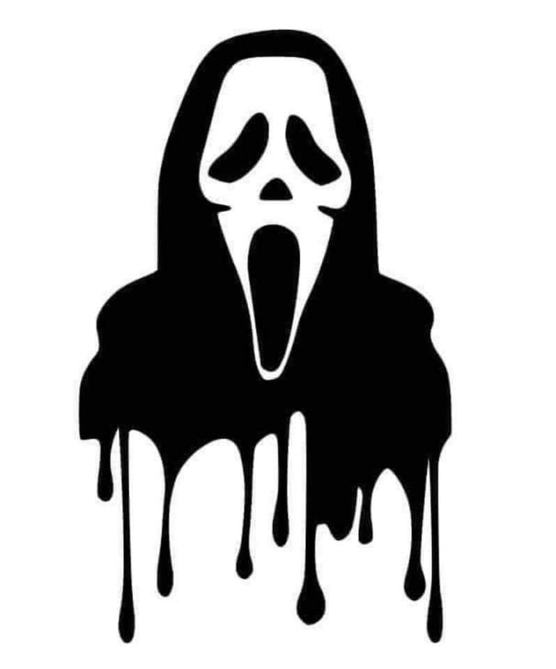 Вінілова наклейка  Крик 20 x 15 см., фото 1