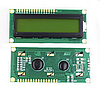 LCD 1602 для Arduino, РК дисплей із зеленим підсвічуванням (без i2c модуля), фото 2