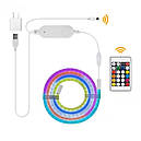 5v-RGB світлодіодна плетена стрічка (5м250LED), фото 3