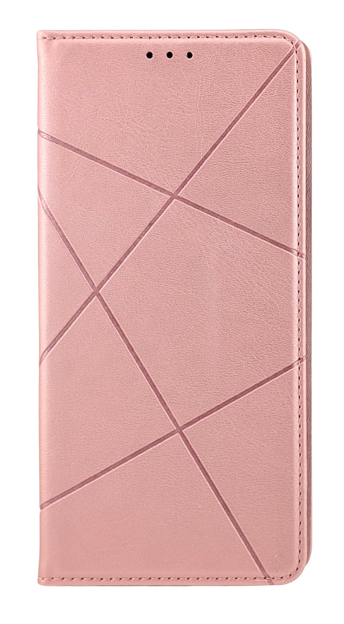 Чохол книжка Business Leather для Samsung Galaxy A17 5G / A176 на магніті з підставкою рожевий - фото 1 - id-p2765019646