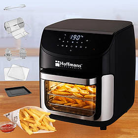 Аерофритюрниця 3в1 Hoffmans HM-782 гриль сушка для фруктів овочів 2400W безмасляна мультипіч 15л