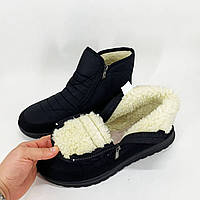 Чоловіче взуття для полювання та риболовлі, Чорні черевики для роботи, Чоботи рибальські утеплені XO-84