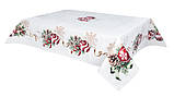 Скатертина на Новорічний стіл гобеленова 137х137 см Limaso G-34278, фото 2