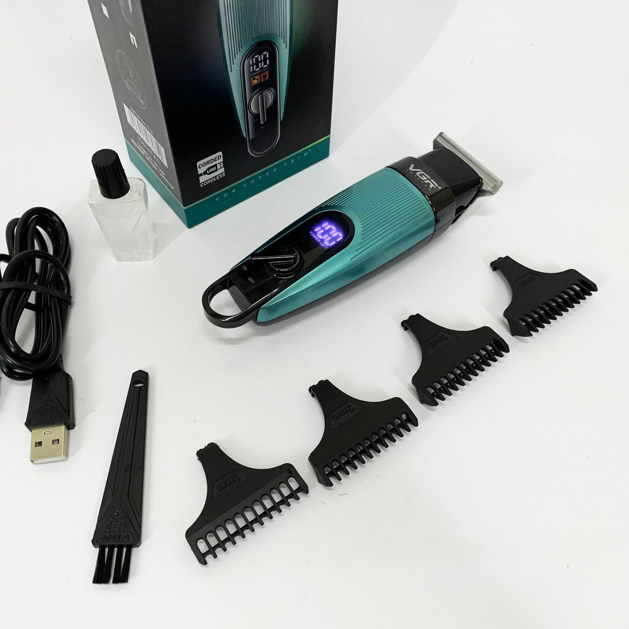 Професійна бритва-машинка для стрижки волосся, Професійна електрична машинка для стрижки VX-55, фото 1