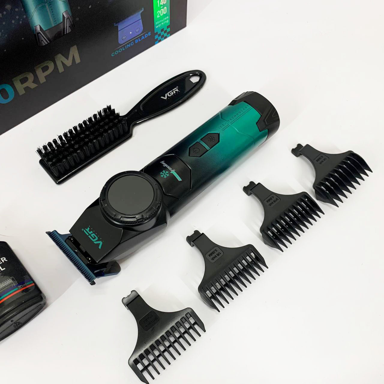 Машинка для стрижки окантовки VGR V-946, Домашні машинки для стрижки Акумуляторна машинка LH-97, фото 1