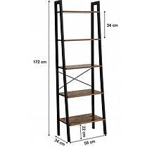 Стелаж етажерка металева лофт 56 см Bonro B-111, фото 3
