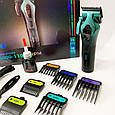 Машинка для стрижки посіченого волосся VGR, Набір для стрижки з зарядкою Миюча машинка BO-19, фото 8