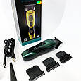 Професійний тример з насадками, Бездротова машинка для стрижки для дому Електромашинка стрижки GH-93, фото 2