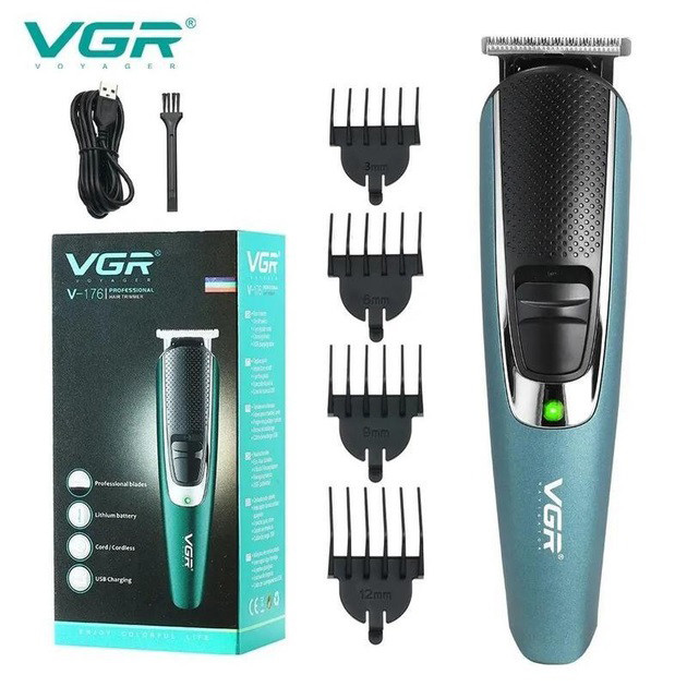 Машинка для стрижки волосся потужна, Тример з регульованою довжиною, Машинка для стрижки від акб SQ-37, фото 1