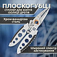 Інструмент для зняття ізоляції 16 в 1, стискання клем, зачистки проводів Мультитул стрипер HT-51, фото 3